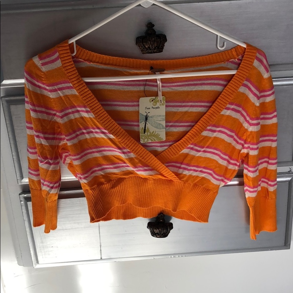 Free people cropped sweater